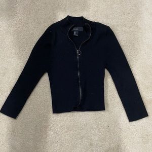 FOREVER 21 zip up shirt size SMALL
